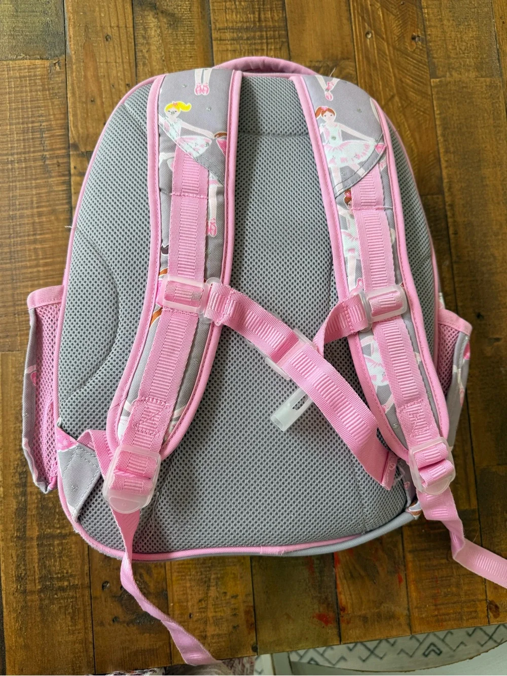 Pottery Barn Pink Ballerina Kids Backpack - Cute Ballet Print